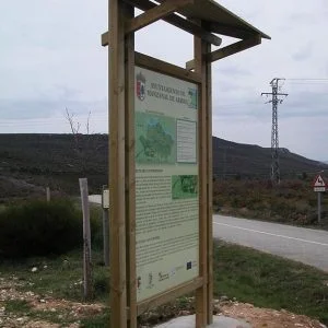 cartel información madera